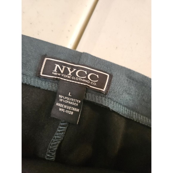 NYCC New York Clothing Company Skirt Large  Tie Waist Midi Length Dark Green - Picture 4 of 8